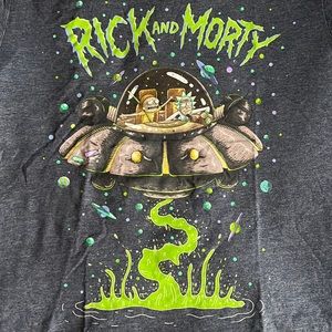 Rick & Morty Spaceship Graphic Tshirt by Adult Swim